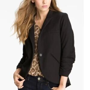 Gibson Preppy Business Casual Blazer in Gray Women's size Large